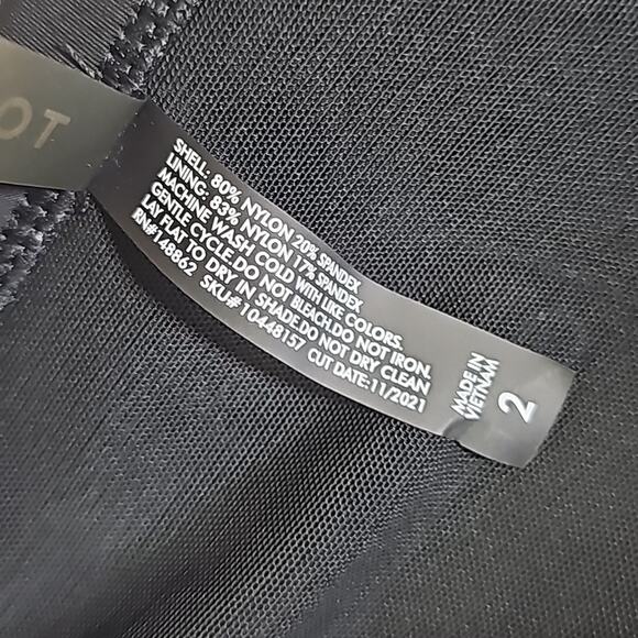 Torrid Black Mesh Sided Swimsuit Bottom Womens Plus Size 2X - Picture 4 of 6